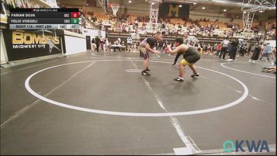 Rr Rnd 2 - Fabian Silva, OKC Saints Wrestling vs Felix Voegeli, Chickasha Youth Wrestling