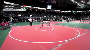 154 lbs 7th Place Match - Corbin Bissett, MEN1 vs Blake Hoover, WAD1