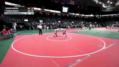 154 lbs 7th Place Match - Corbin Bissett, MEN1 vs Blake Hoover, WAD1