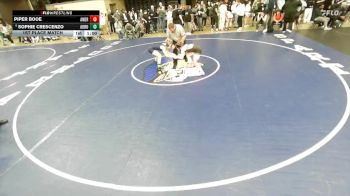 125 lbs 1st Place Match - Sophie Crescenzo, Unattached vs Piper Booe, Tinley Park (Andrew)