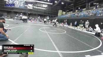 52 lbs Cons. Semi - Dominic Aceves, Derby Wrestling Club vs Boaz Blasi, Maize Wrestling Club