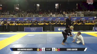 Ezekiel Alan Cox vs Enzo Martins Sacilotti 2026 Pan Kids Jiu-Jitsu IBJJF Championship