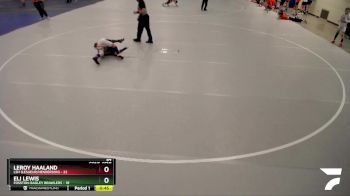 84 lbs Semis & 1st Wrestleback (8 Team) - Eli Lewis, Fosston-Bagley Brawlers vs LeRoy Haaland, LSH (LeSueur/Henderson)