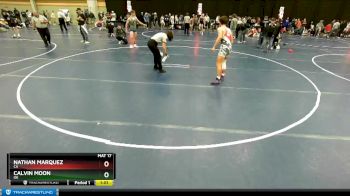 145 lbs Cons. Round 2 - Calvin Moon, OK vs Nathan Marquez, CA
