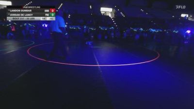 50 lbs Champ. Round 2 - Jordan De Laney, Peak Wrestling Club vs LANDON DUNBAR, Uintah Wrestling