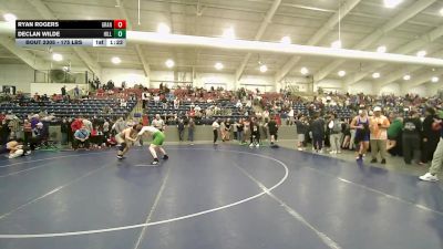 175 lbs Cons. Rd Of 32 - Ryan Rogers, Granger vs Declan Wilde, Hillcrest