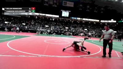 132 lbs Cons. Round 4 - Cameron Koflowitch, PWCA vs Kellen Rennicker, CLJ1