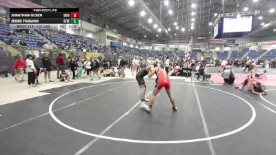 137 lbs Rr Rnd 1 - Jonathan Olsen, Ortega Middle School vs Jesse Fabiano, Other Team