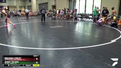 130 lbs Round 1 (4 Team) - Breanna Corley, Untouchable Lady Reapers vs Emery Wilson, TN AAU- Havok