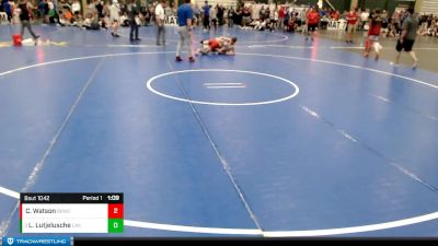 127-137 lbs Quarterfinal - Levi Lutjelusche, Lakeview vs Cash Watson, Broken Bow Wrestling Club