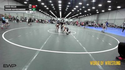 90 lbs 3rd Place - Creed Rolan, Regulators 9U 1 vs Tucker Hoffschneider, Roundtree 9U