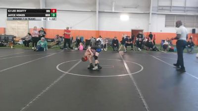 52 lbs Round 7 (8 Team) - Jayce Vokes, Neighborhood Wrestling vs CJ Lee Beatty, Donahue WA