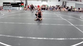 64 lbs Round 6 (8 Team) - Wyatt Mathe, Warhawks vs Andrew Bieser, Frost Gang