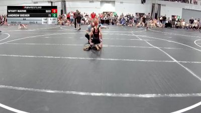 64 lbs Round 6 (8 Team) - Wyatt Mathe, Warhawks vs Andrew Bieser, Frost Gang