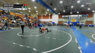 126 lbs Cons. Round 2 - Josias McLean, Los Alamitos vs Rocco Shams, Westlake