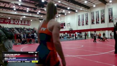 145 lbs Round 4 - Ava Collins, Treasure Valley Community College vs Skyelynn Ripley, Pacific University