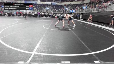 192 lbs Quarterfinal - Apelu Hazelwood, Central Hardin High vs John Bramlett, Wave Wrestling Club