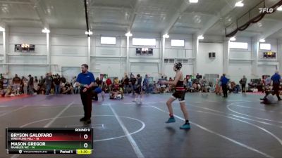 96 lbs Round 9 (10 Team) - Bryson Galofaro, Wrestling Mill vs Mason Gregor, Rambler WC