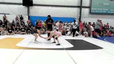 53 lbs Rr Rnd 3 - Chloe Medlock, Okie Girls - W vs Delaney Tackett, Ohio Outcasts - W