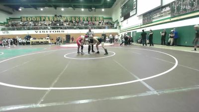 150 lbs Cons. Round 1 - Cael Carrillo, Royal vs Adan Rosete, Hueneme