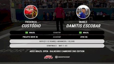 Murilo Damitis Escobar vs Frederico Custódio 2024 ADCC Balneario Open