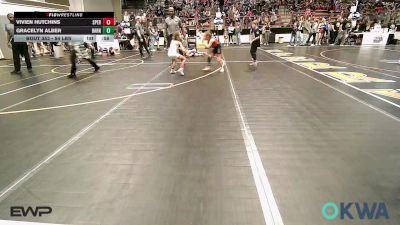 54 lbs 3rd Place - Vivien Hutchins, Sperry Wrestling Club vs Gracelyn Alber, Barnsdall Youth Wrestling