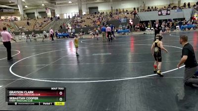 50 lbs Semifinal - Grayson Clark, Bradley Pride Wrestling Club vs Sebastian Cooper, Rabbit Wrestling Club