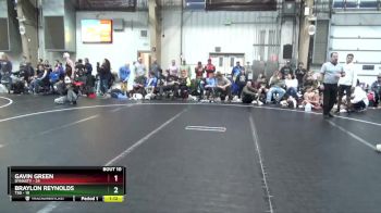 120 lbs Round 3 (8 Team) - Gavin Green, Dynasty vs Braylon Reynolds, TSB