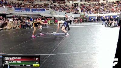 D1-157 lbs Cons. Round 3 - Michael Hunter, Higley vs Caden Gorishek, Corona Del Sol