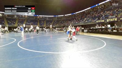 110 lbs Consy 3 - Gabriel Ream, United vs Samuel Hagg, Warren