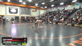 N-13 lbs Quarterfinal - Tate Starmer, LMWC vs Dom Bevans, Solon Spartan Wrestling Club