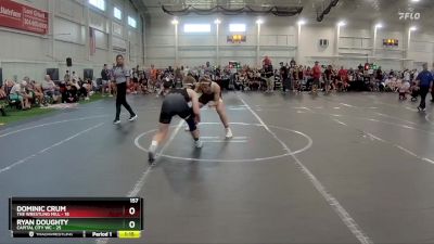 157 lbs Round 2 (6 Team) - Dominic Crum, The Wrestling Mill vs Ryan Doughty, Capital City WC