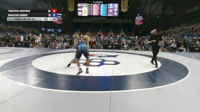 126 lbs Cons. Rd Of 32 - Tristan George, Colorado vs Deacon Gibbs, Indiana
