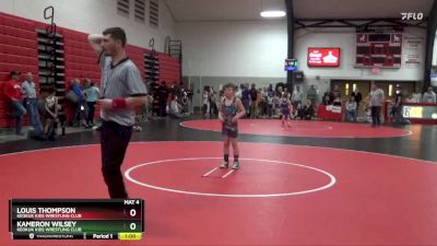 Cons. Semi - Louis Thompson, Keokuk Kids Wrestling Club vs Kameron Wilsey, Keokuk Kids Wrestling Club