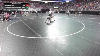 D1-126 lbs Champ. Round 1 - Quran Dunne-Morgan, Monona Grove/McFarland vs Maximus Hay, Brown Deer/Messmer/Shorew.