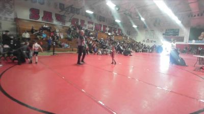 43-45 lbs Round 3 - Hunter Rohde, Hemet Youth Wrestling Club vs Connor McNamara, Ridgecrest Wrestling Club