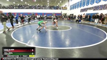 132 lbs Champ. Round 2 - Will Kral, Lakeland 2 vs Cole Olsen, University