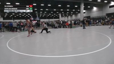 175 lbs Cons. Rd Of 16 - Eli Spinell, Tennessee vs Kayo De Morais, Level Up Wrestling Center