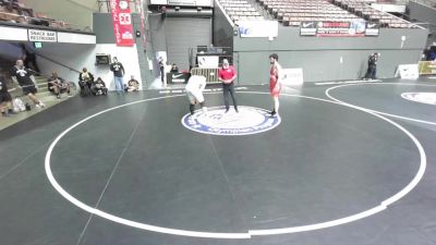 125 lbs Cons. Semis - Dominic DeBo, Chabot Gladiator Wrestling vs Peyton Reiser, War Eagles Wrestling