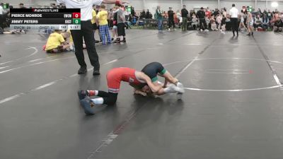 56 lbs Round 3 (6 Team) - Pierce Monroe, Empyre WC Maroon vs Jimmy Peters, Ohio Stingers