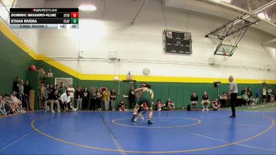150 lbs Cons. Round 3 - Ethan Rivera, Clay vs Dominic Navarro-Kline, Sylvania Southview