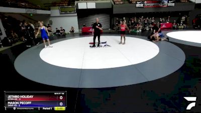 106 lbs Round 5 (10 Team) - Jethro Holiday, OCWA-GR vs Mason Pecoff, SAWA-GR