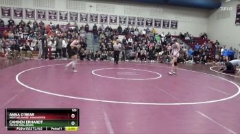 125 lbs 1st Place Match - Camden Erhardt, Vinton-Shellsburg vs Anna O`Rear, West Delaware, Manchester