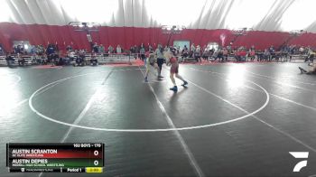 170 lbs Semifinal - Austin Scranton, DC Elite Wrestling vs Austin Depies, Merrill High School Wrestling