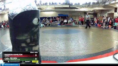 86 lbs Cons. Round 4 - Madison Hamilton, Indiana vs Carl Fielden, Garrett Wrestling Club