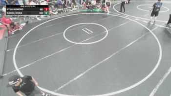 157 lbs Champ. Round 3 - Ryan Romero, Reign Wrestling Club vs Daniel Mora, Sunny Hills High School