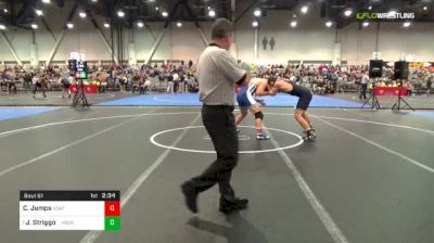 197 lbs Rd Of 64 - Casey Jumps, Air Force vs Jackson Striggow, Michigan