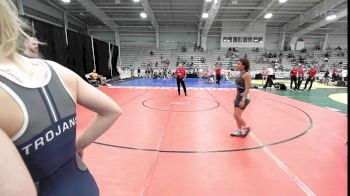 114 lbs Rr Rnd 2 - Mya Locke, Evil Empire Blue vs Grace Ackerman, Buccaneers WC 2