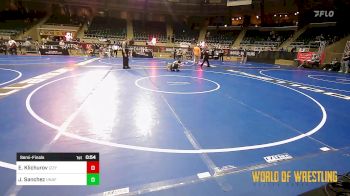 76 lbs Semifinal - Erik Klichurov, Izzy Style vs Jaxon Sanchez, Unaffiliated