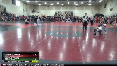 75 lbs Quarterfinal - Corbin Scherer, Pursuit Wrestling Minnesota vs Vincent Zeiher, Amery Warrior`s